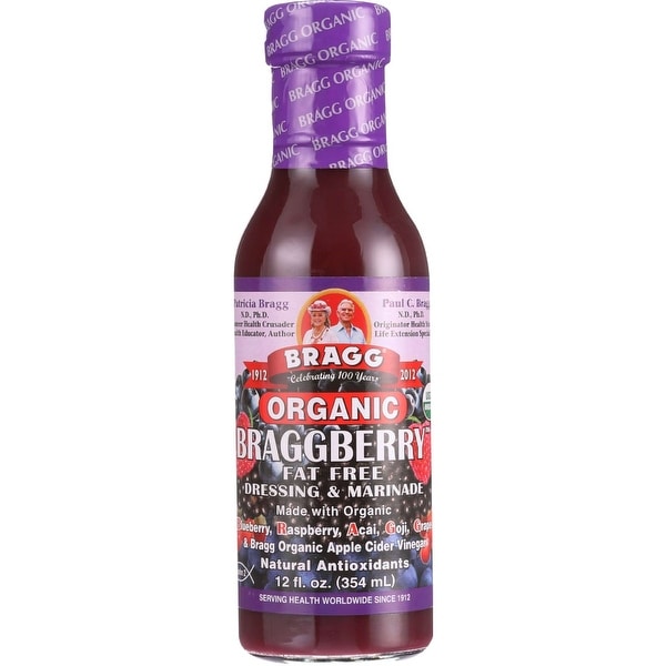 Bragg Dressing and Marinade - Organic - Braggberry - Case of 6 - 12 fl oz - 2 Pack