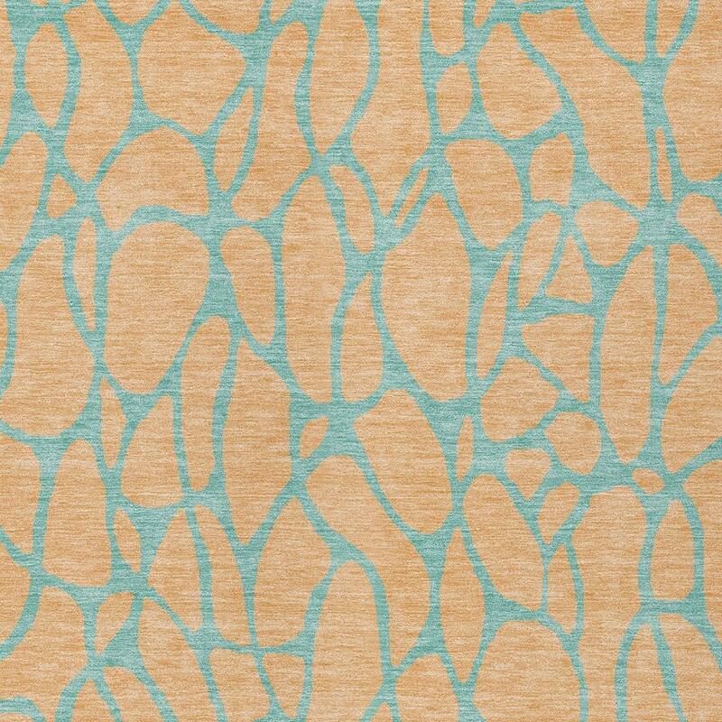 HomeRoots Geometric Transitional Rectangle Outdoor Rug