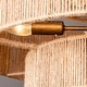 preview thumbnail 12 of 14, Lusteria 24" Gold 2-Tiered 6-Light Farmhouse Chandelier - Brown