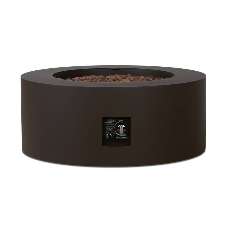 Aegean 36" Round LP Fire Table w/NG Conversion kit by Real Flame