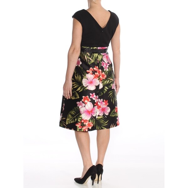 fit and flare dress knee length floral