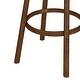 preview thumbnail 25 of 24, Christopher Knight Home - Ashley Contemporary Upholstered Round Cushion Bar Stools with Rubberwood Frame, Set of 2