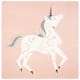 SAFAVIEH Carousel Kids Maronna Unicorn Rug - 5'3" x 5'3" Square - Pink/Ivory