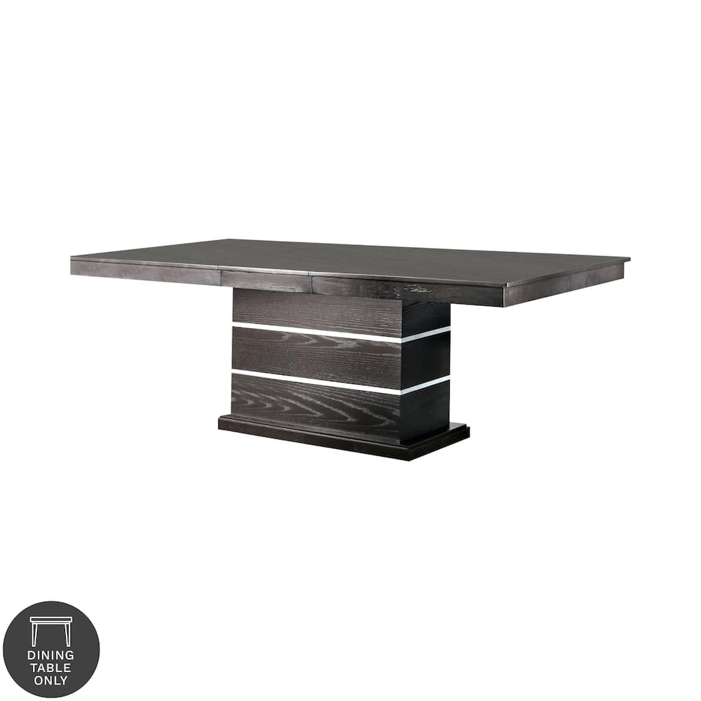 Strick & Bolton Edmonia Espresso 84-inch Wood Expandable Dining Table