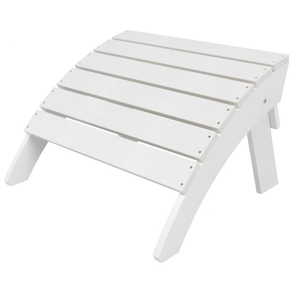 Vineyard HIPS Outdoor Eco-Friendly All Weather Adirondack Chair Ottoman