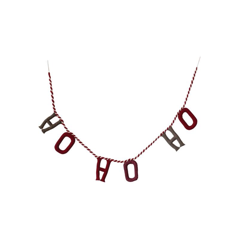 Handmade Wool Felt "Ho Ho Ho" Garland
