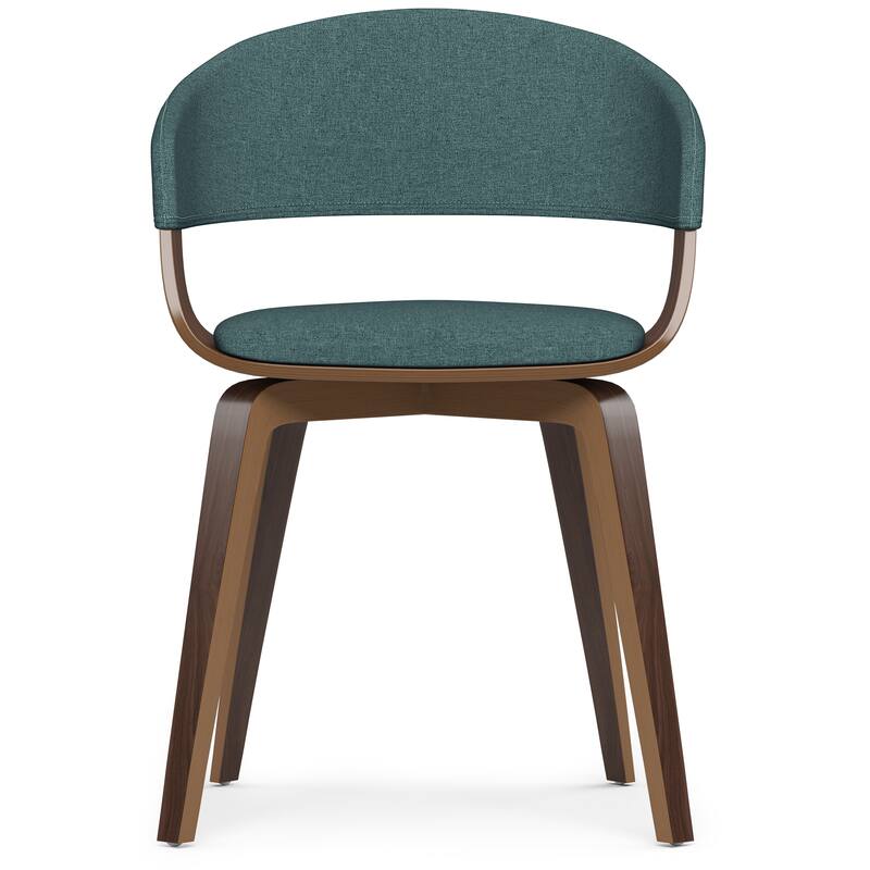 WYNDENHALL Calinda Mid Century Modern Bentwood Single Dining Chair - 20.5"w x 21.7"d x 30.9"h