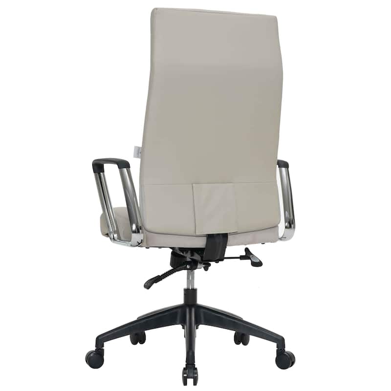 Hilton Modern High Back Ergonomic Leather Office Chair with Adjustable Height, Swivel, and Tilt for Conference or Executive Desk