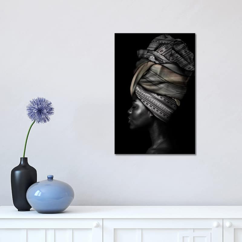 iCanvas "African Woman" by Danilo de Alexandria Canvas Print - 18x12x1.5