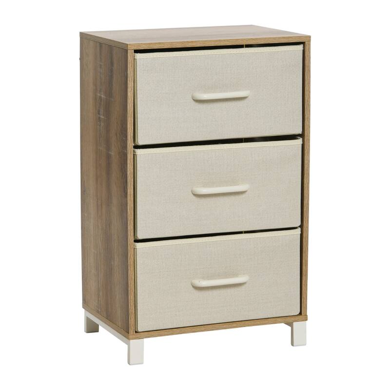 Dresser Nightstand Chest of Drawers - Coastal Oak