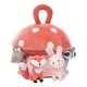 preview thumbnail 4 of 3, Lambs & Ivy Interactive Plush Mushroom House with Stuffed Animal Toys
