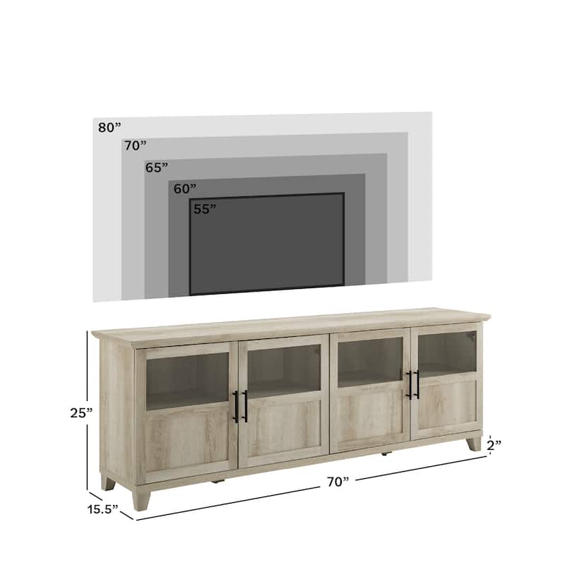 Middlebrook 70-inch Split Panel 4-Door TV Stand