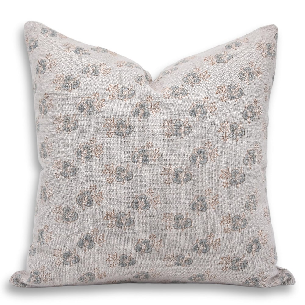 Fabdivine Boho Linen Throw Pillow Cover Vintage Farmhouse Decor Accent