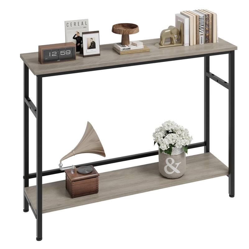 2 Tier Entryway Table, Console Tables with Storage