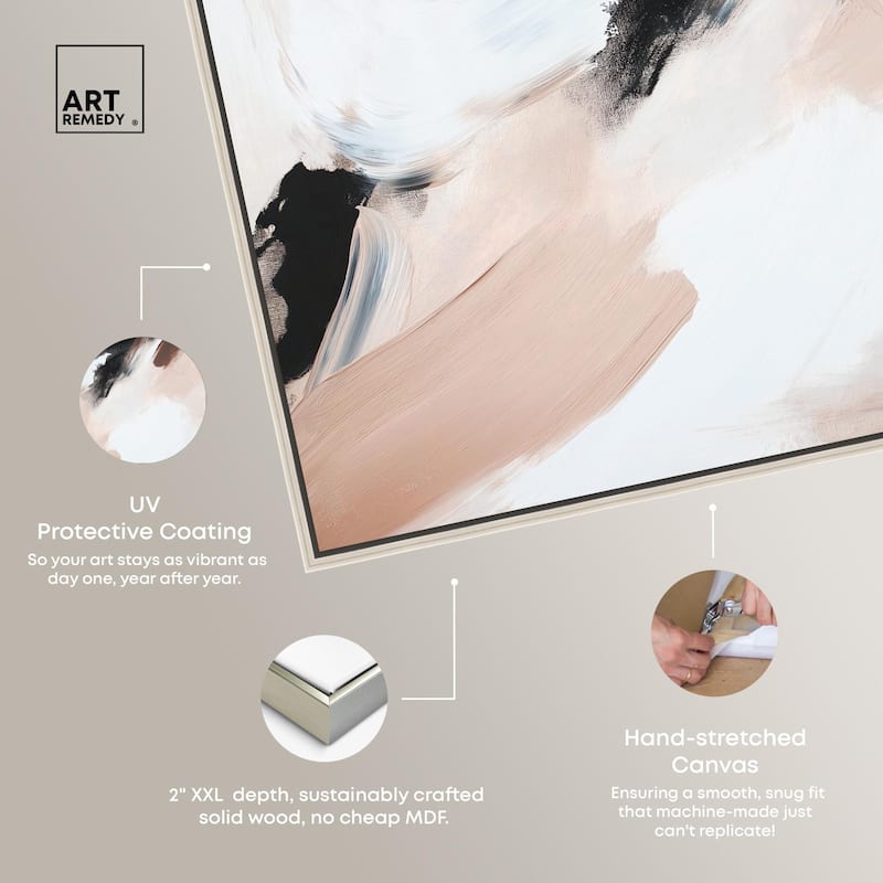 Swirls of Cream II Canvas by Art Remedy