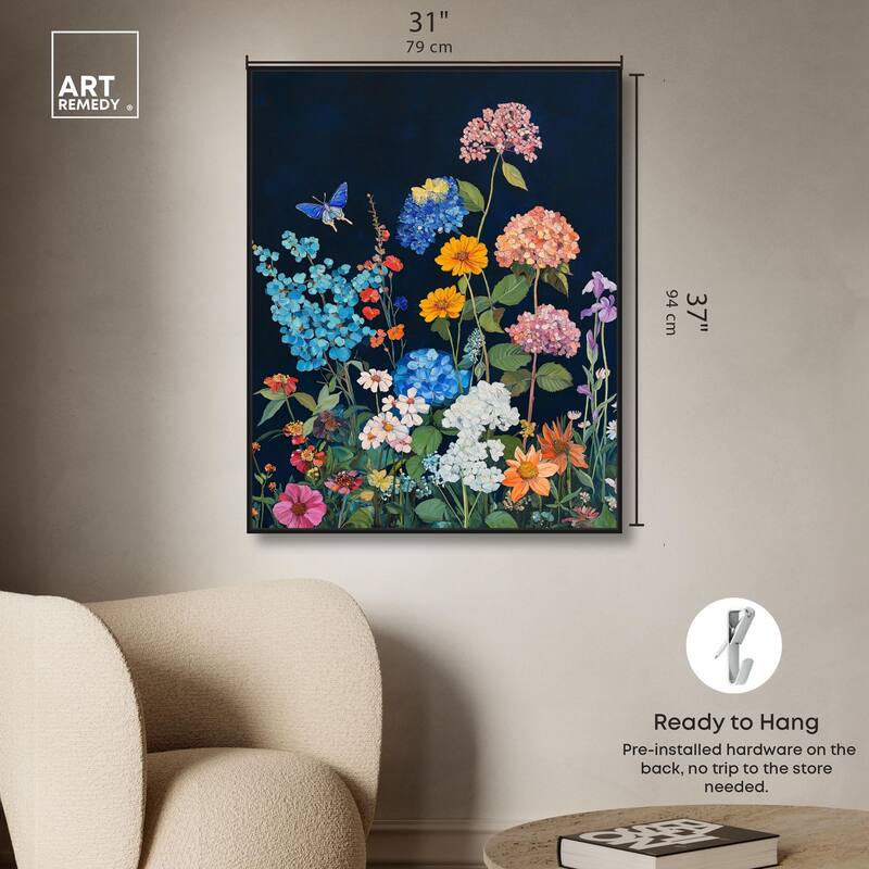 Twilight Blossoms II Canvas by Art Remedy