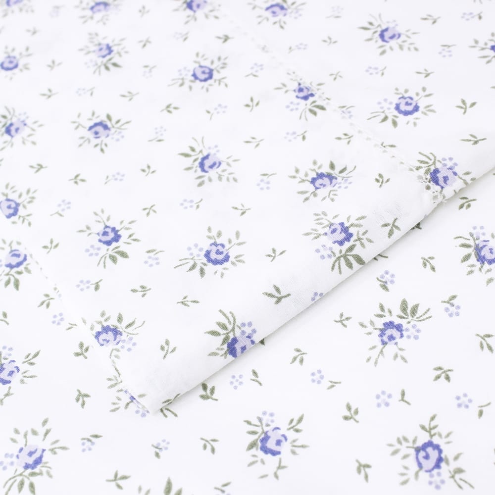 Floral Collection Percale Cotton Sheet Set