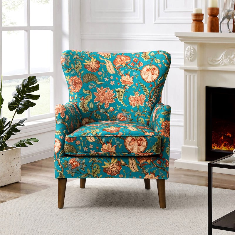 Nikolaus Comfy Living Room Armchair with Hardwood Legs by HULALA HOME