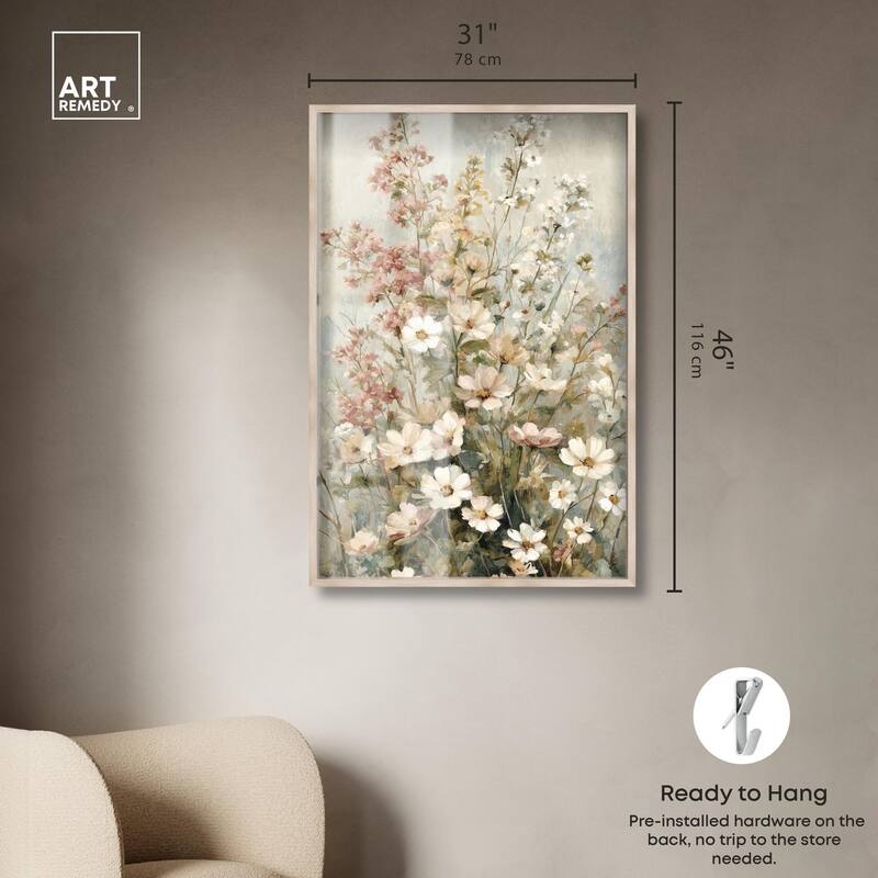 Heirloom Blossoms I Shadowbox by Art Remedy