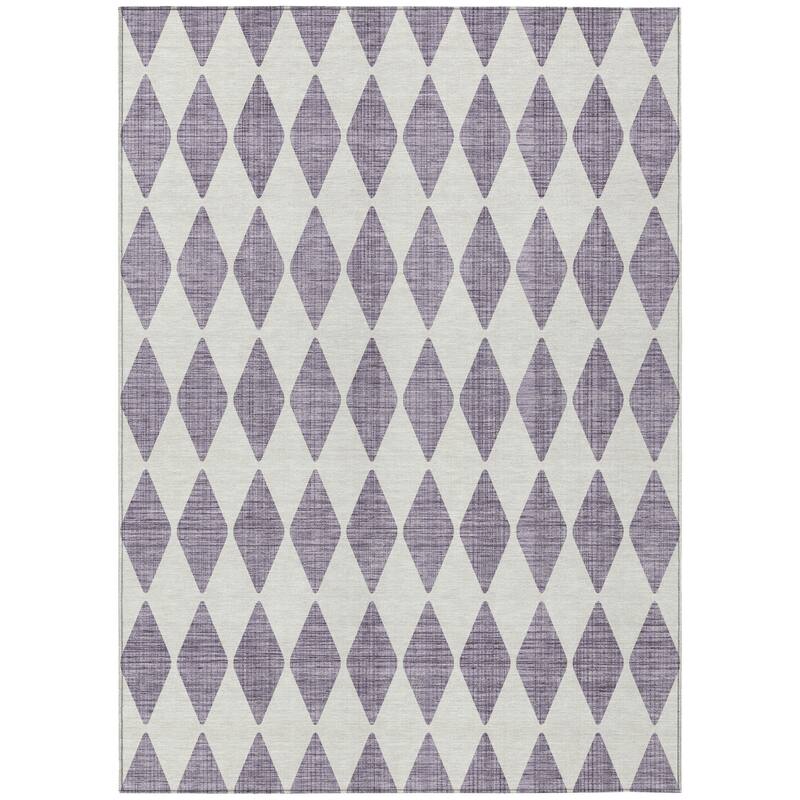 HomeRoots Geometric Transitional Rectangle Outdoor Rug
