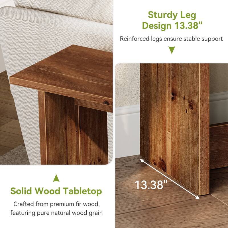 63'' Solid Wood Console Table