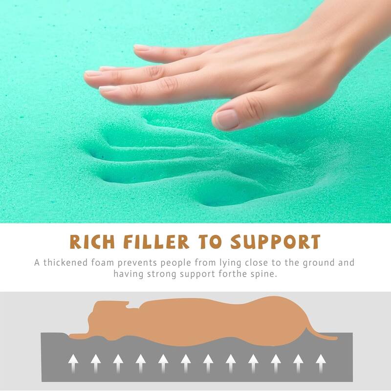 WOWMAX Memory Foam Thick Dog Mat​ for​ Large Pets - Extra Large