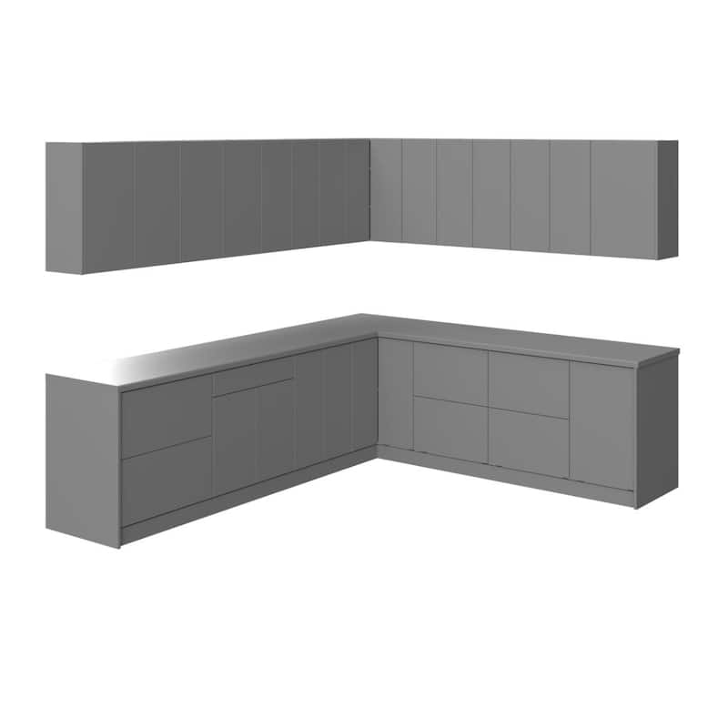 Kitchen Modern Collection Gray Color Base Size 10x8,5Ft Wide - 102x120 - Grey
