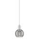 Option Brushed Satin Nickel / Light Smoke Deco Swirl