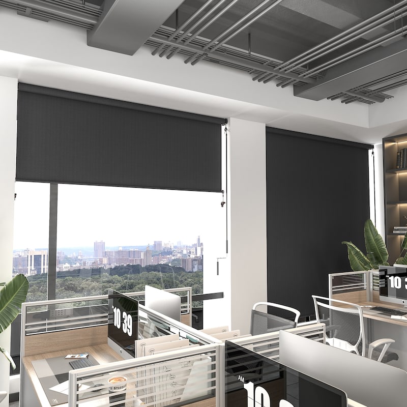 6'W X 6'H Outdoor Roller Shade with 95% UV Protection
