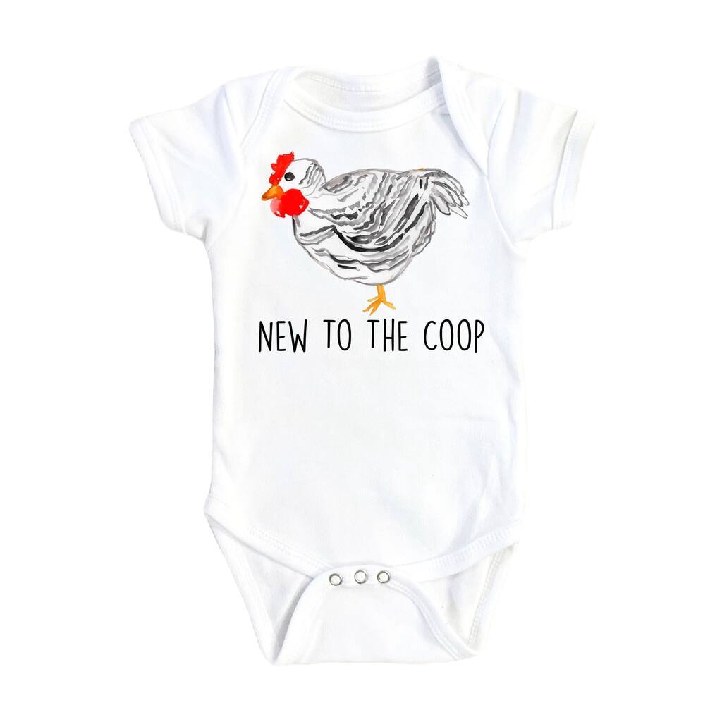 Chicken Farm Animal - Baby Boy Girl Clothes Infant Bodysuit Funny Cute Newborn