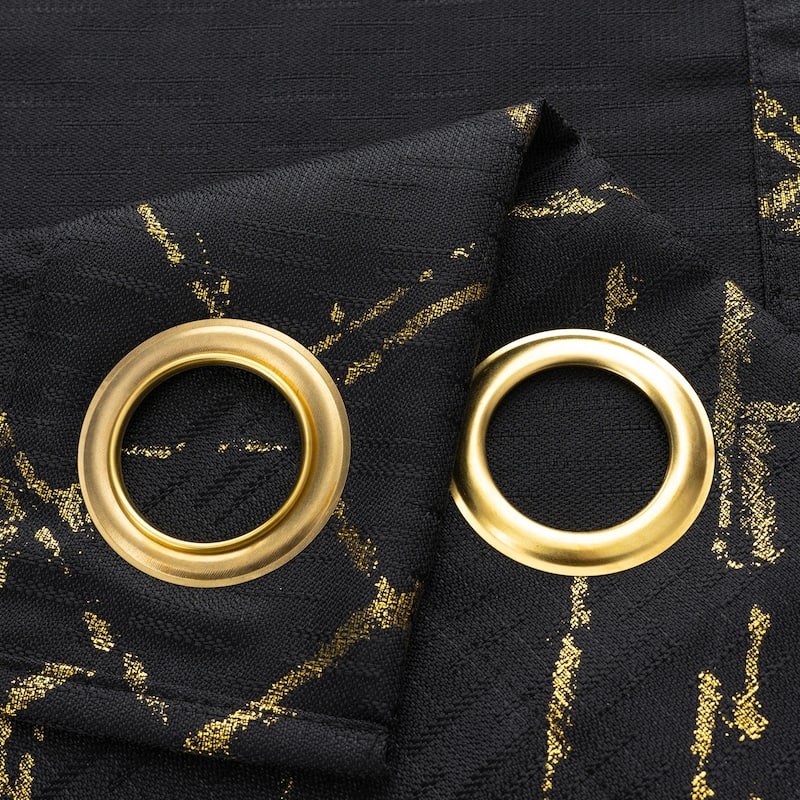 Soho Foil Print Window Curtain Set