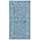 preview thumbnail 173 of 180, SAFAVIEH Courtyard Aquata Indoor/ Outdoor Waterproof Patio Backyard Rug 2'3" x 5' - Navy/Ivory