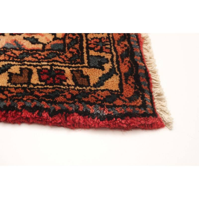ECARPETGALLERY Hand-knotted Andelz Red Wool Rug - 2' 8" x 8' 11"