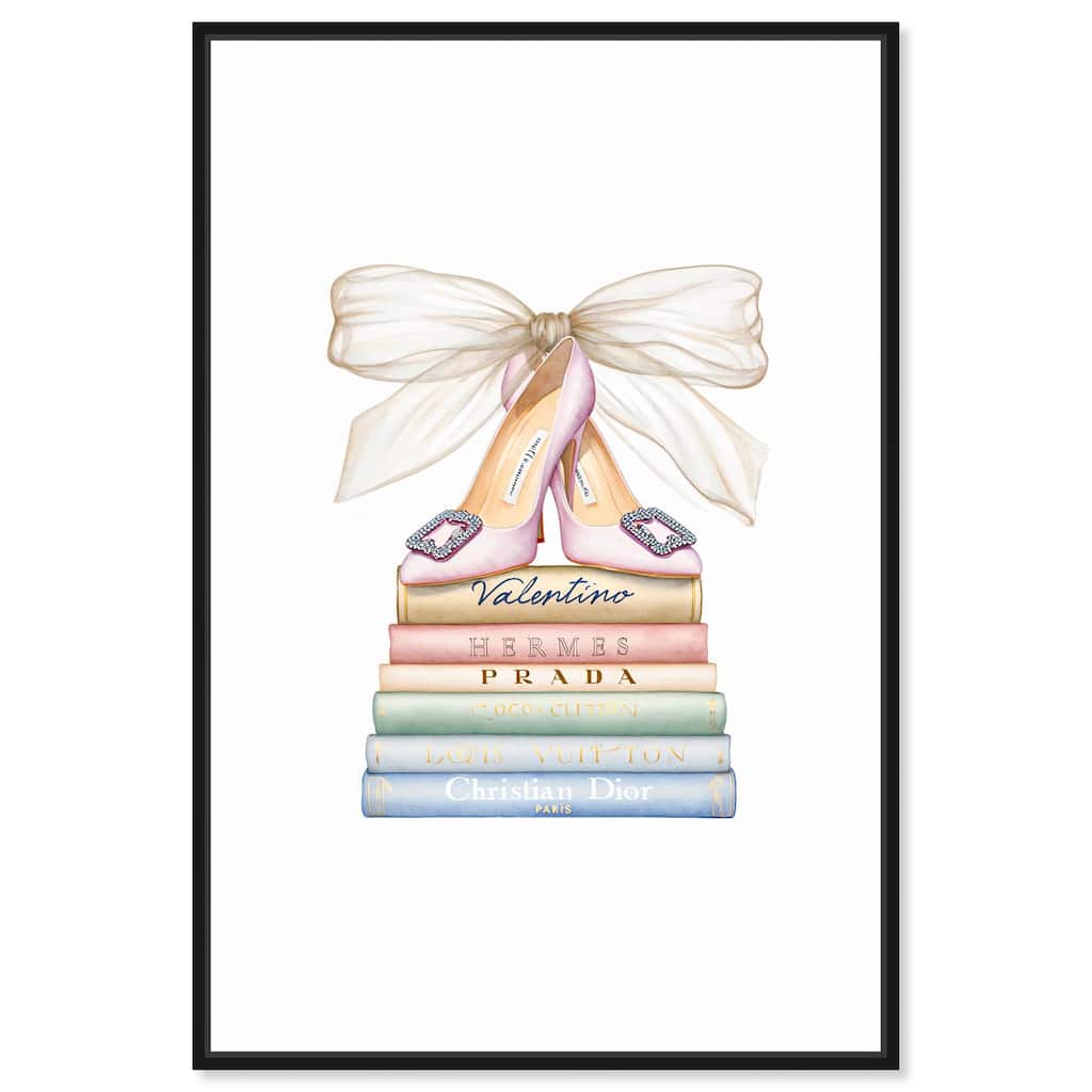 Bibliotheca Belle Canvas by Art Remedy