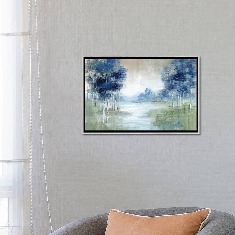 iCanvas "Birch River" by Nan Framed