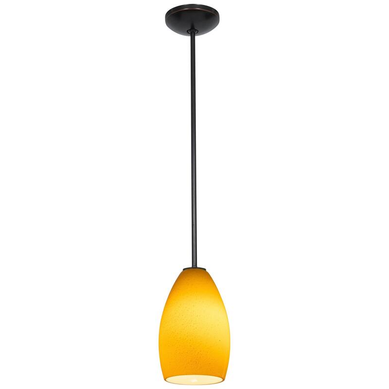 Access Lighting Champagne 1 Light LED Pendant - 5" Wide with Maya