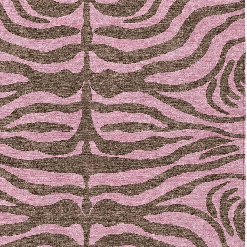 HomeRoots Animal Print Transitional Rectangle Outdoor Rug