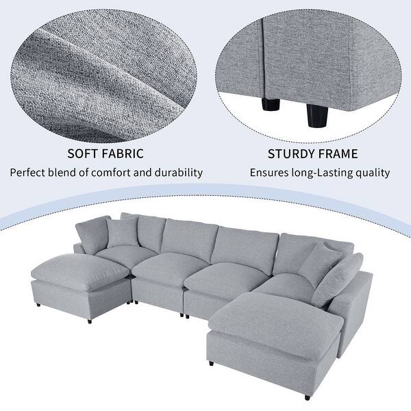 Aazon.co: Opio Oversized Odular Sectional Sofa With Fully Reovable