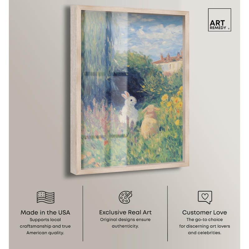 Quiet Gardeners Shadowbox by Art Remedy