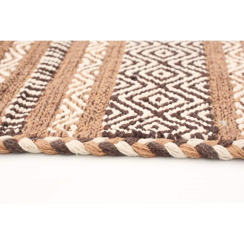 ECARPETGALLERY Arizona Flat-weave Wool Kilim Area Rug
