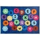 preview thumbnail 2 of 5, Kids Collection Colorful Alphabet ABC Educational Area Rug