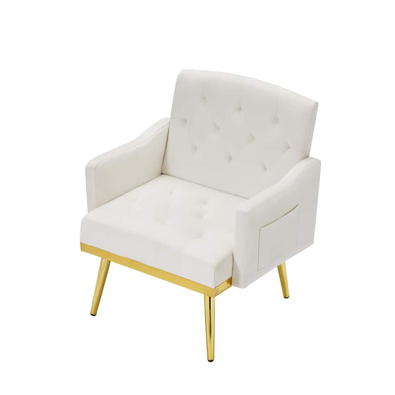 velvet armchair with metal legs Bed Bath & Beyond 38234000