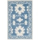 preview thumbnail 21 of 23, SAFAVIEH Handmade Bella Viva Modern Floral Wool Rug 2'6" x 4' - Blue/Ivory - Rectangle