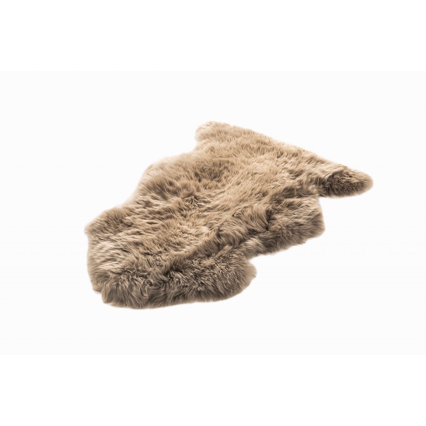 Aprox 2 x 3 Grey Natural 100% New Zealand Sheepskin Single 