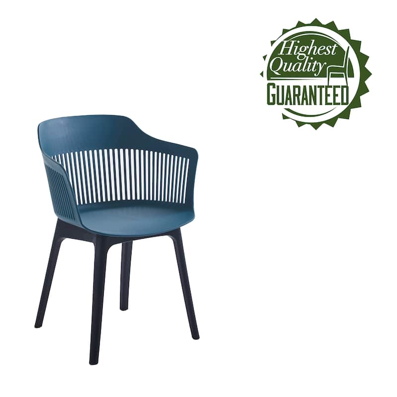 Porthos Home Palmer Dining Chairs Set of 2, Plastic Shell And Legs