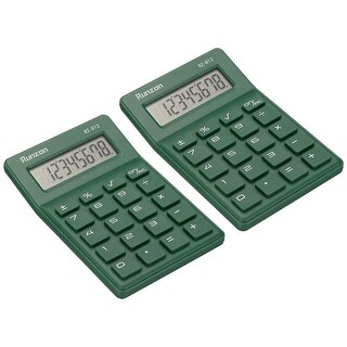 Desk Basic Cute Calculator 2pcs Battery Powered with 8 Digit Style 2