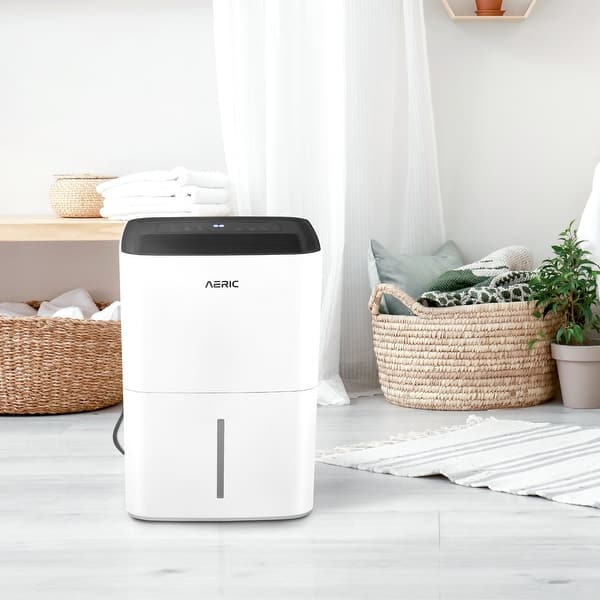 Aeric 50-Pint Portable Dehumidifier with Pump & Drain