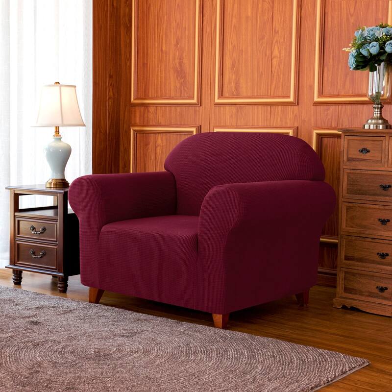 Subrtex Stretch Armchair Slipcover 1 Piece Spandex Furniture Protector
