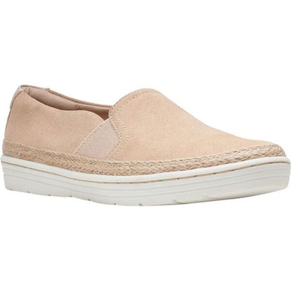 clarks women's slip on sneakers
