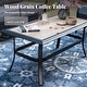 preview thumbnail 50 of 133, MAISON ARTS 4 Pieces Rattan Wicker Patio Furniture Set with Swivel Chairs and Coffee Table for Outdoor Spaces
